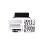 Architectural Mailboxes Architectural Mailboxes Black Plastic Manhattan Mailbox Name/Address Kit 3460B-10 - alternate 2